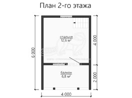 3d проект ДУ109 - планировка 2 этажа</div>