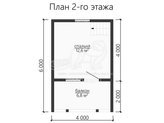 3d проект ДУ109 - планировка 2 этажа</div>