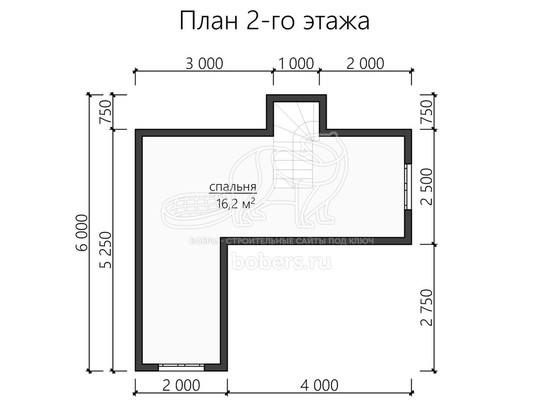 3d проект ДУ110 - планировка 2 этажа