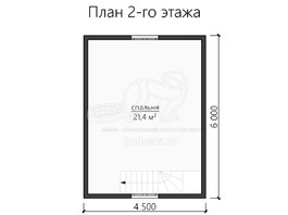 3d проект ДУ112 - планировка 2 этажа