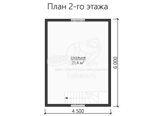 3d проект ДУ112 - планировка 2 этажа