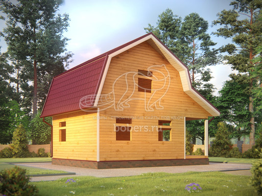 3d проект ДУ124 - второй вид