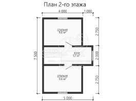 3d проект ДУ129 - планировка 2 этажа</div>