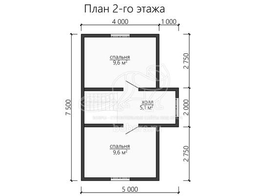 3d проект ДУ129 - планировка 2 этажа</div>