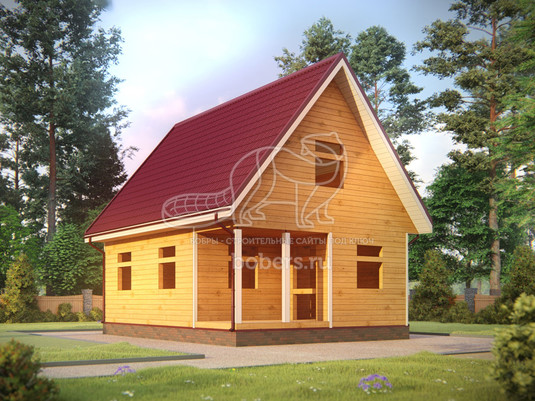 3d проект ДУ132 - первый вид