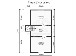 3d проект ДУ133 - планировка 2 этажа</div>