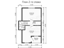 3d проект ДУ142 - планировка 2 этажа</div>