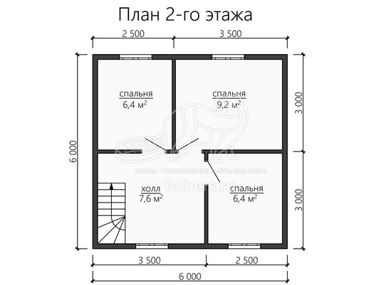 3d проект ДУ144 - планировка 2 этажа</div>