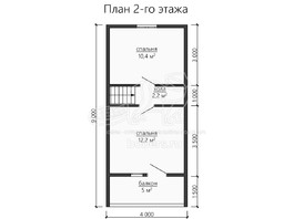 3d проект ДУ147 - планировка 2 этажа</div>