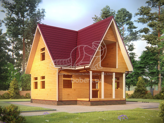 3d проект ДУ151 - первый вид
