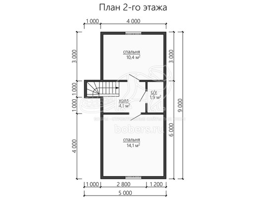 3d проект ДУ155 - планировка 2 этажа</div>