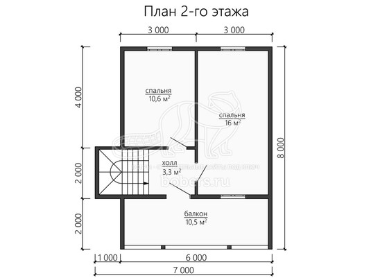 3d проект ДУ160 - планировка 2 этажа</div>