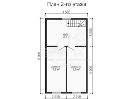 3d проект ДУ161 - планировка 2 этажа</div>