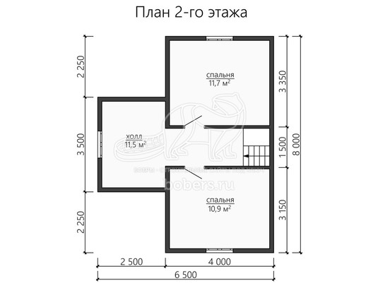 3d проект ДУ163 - планировка 2 этажа</div>