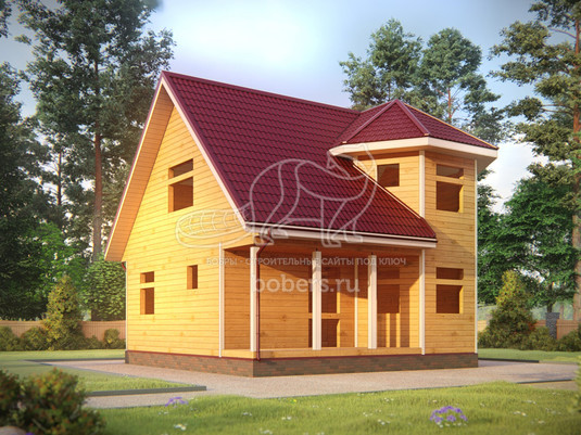 3d проект ДУ164 - первый вид