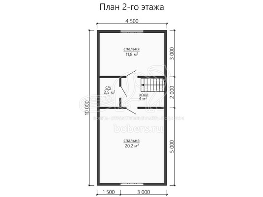 3d проект ДУ169 - планировка 2 этажа</div>