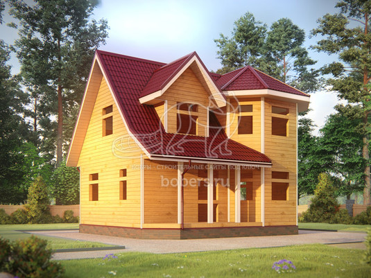 3d проект ДУ173 - первый вид