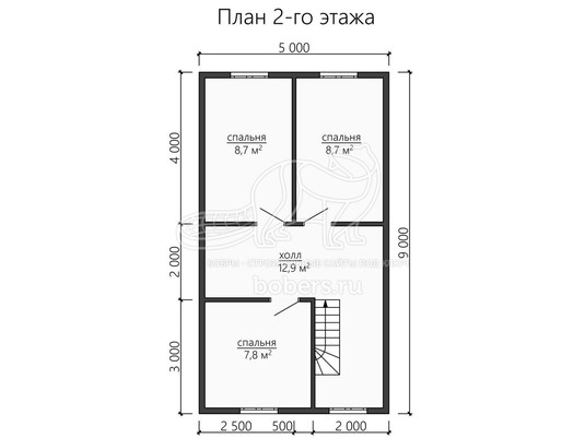 3d проект ДУ175 - планировка 2 этажа</div>