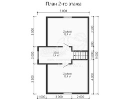 3d проект ДУ176 - планировка 2 этажа</div>