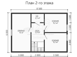 3d проект ДУ180 - планировка 2 этажа</div>
