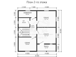 3d проект ДУ183 - планировка 2 этажа</div>