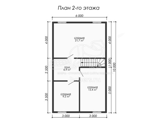 3d проект ДУ184 - планировка 2 этажа</div>