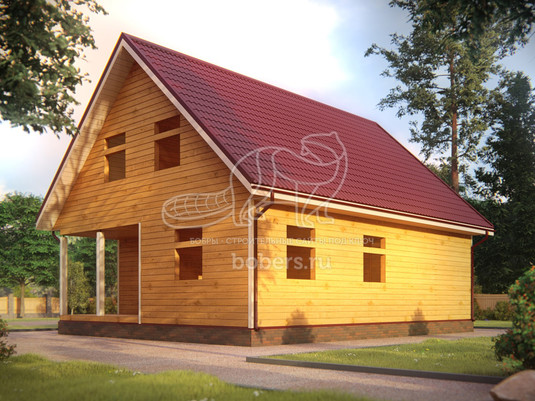 3d проект ДУ184 - второй вид
