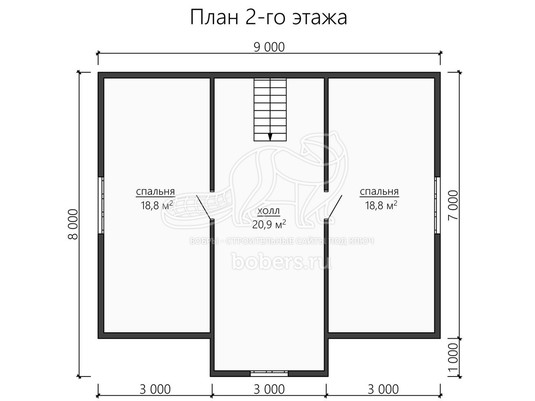 3d проект ДУ187 - планировка 2 этажа</div>