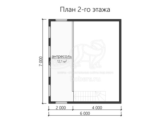 3d проект ДУ192 - планировка 2 этажа</div>