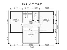 3d проект ДУ197 - планировка 2 этажа</div>
