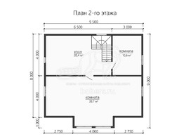 3d проект ДУ200 - планировка 2 этажа</div>