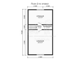 3d проект ДУ204 - планировка 2 этажа</div>