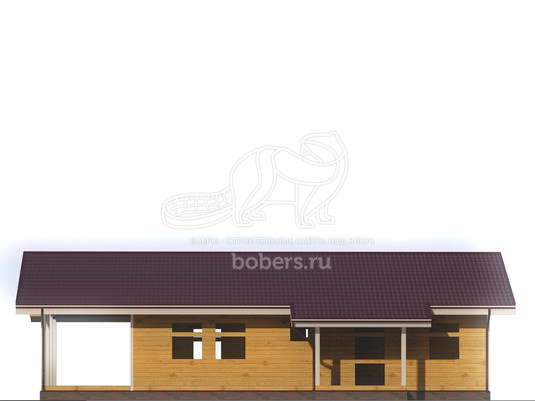 3d проект ДУ212 - фасад 2