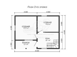 3d проект ДУ218 - планировка 2 этажа</div>