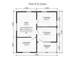 3d проект ДУ221 - планировка 2 этажа</div>