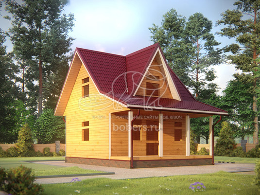 3d проект ДУ227 - первый вид