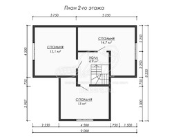3d проект ДУ230 - планировка 2 этажа