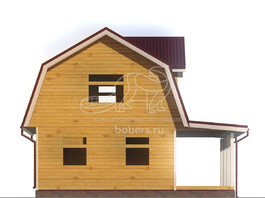 3d проект ДУ240 - фасад 4