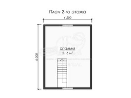 3d проект ДУ247 - планировка 2 этажа