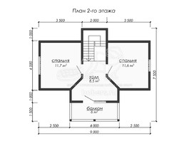 3d проект ДУ248 - планировка 2 этажа</div>