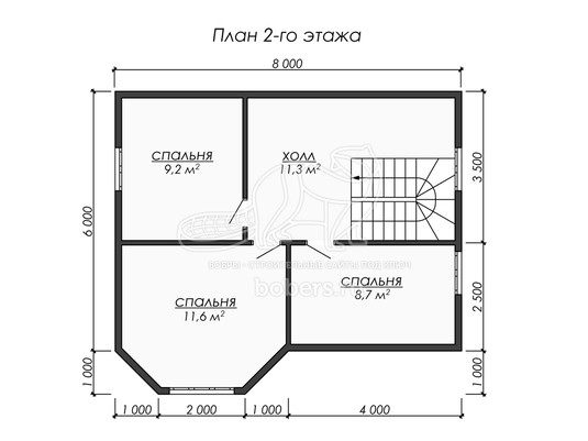3d проект ДУ251 - планировка 2 этажа</div>
