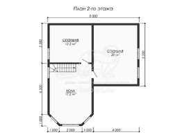 3d проект ДУ253 - планировка 2 этажа</div>