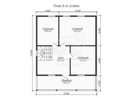 3d проект ДУ260 - планировка 2 этажа</div>