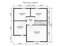 3d проект ДУ261 - планировка 2 этажа</div>