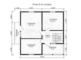 3d проект ДУ266 - планировка 2 этажа</div>