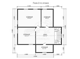 3d проект ДУ268 - планировка 2 этажа</div>