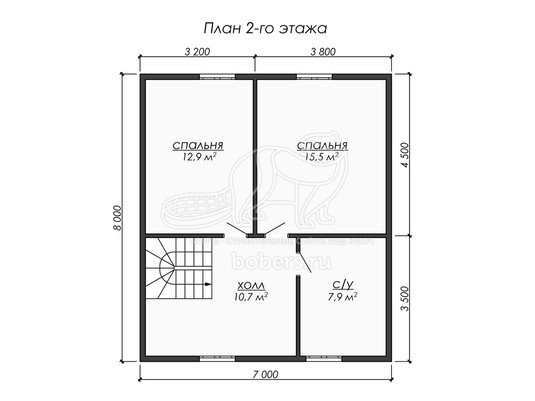 3d проект ДУ270 - планировка 2 этажа</div>