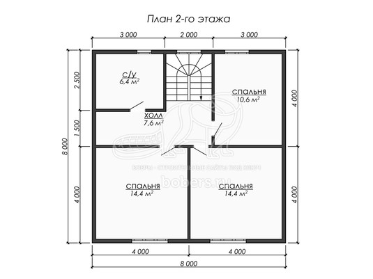 3d проект ДУ271 - планировка 2 этажа</div>