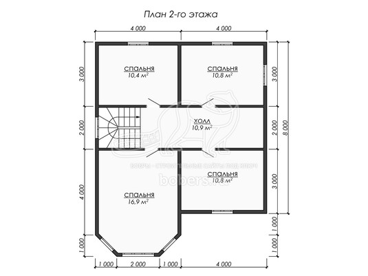 3d проект ДУ275 - планировка 2 этажа</div>
