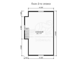 3d проект ДУ283 - планировка 2 этажа</div>